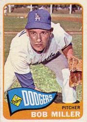 1965 Topps Baseball Cards      098      Bob Miller